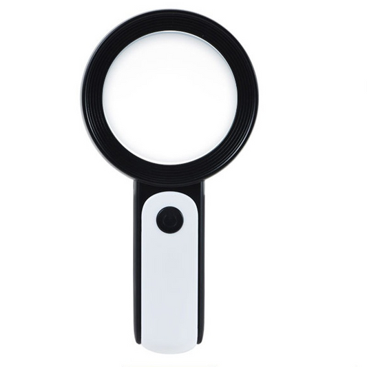 LED Magnifying Glass with Adjustable Brightness and 30x Magnification