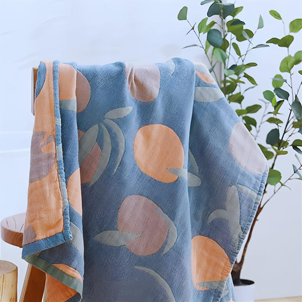 Peach Cotton Bath Towel for Everyday Use