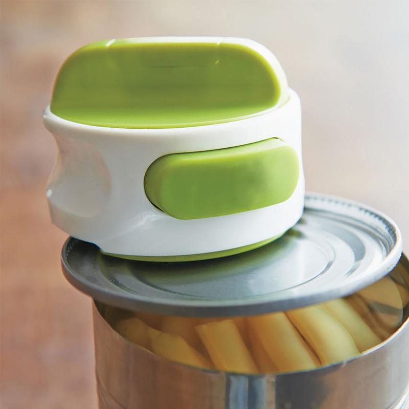 Stainless Steel Can Opener with Non-Slip Grip