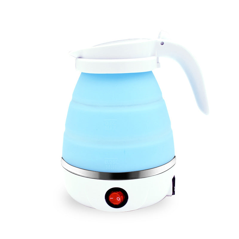 Portable Foldable Silicone Travel Kettle with Universal Plug