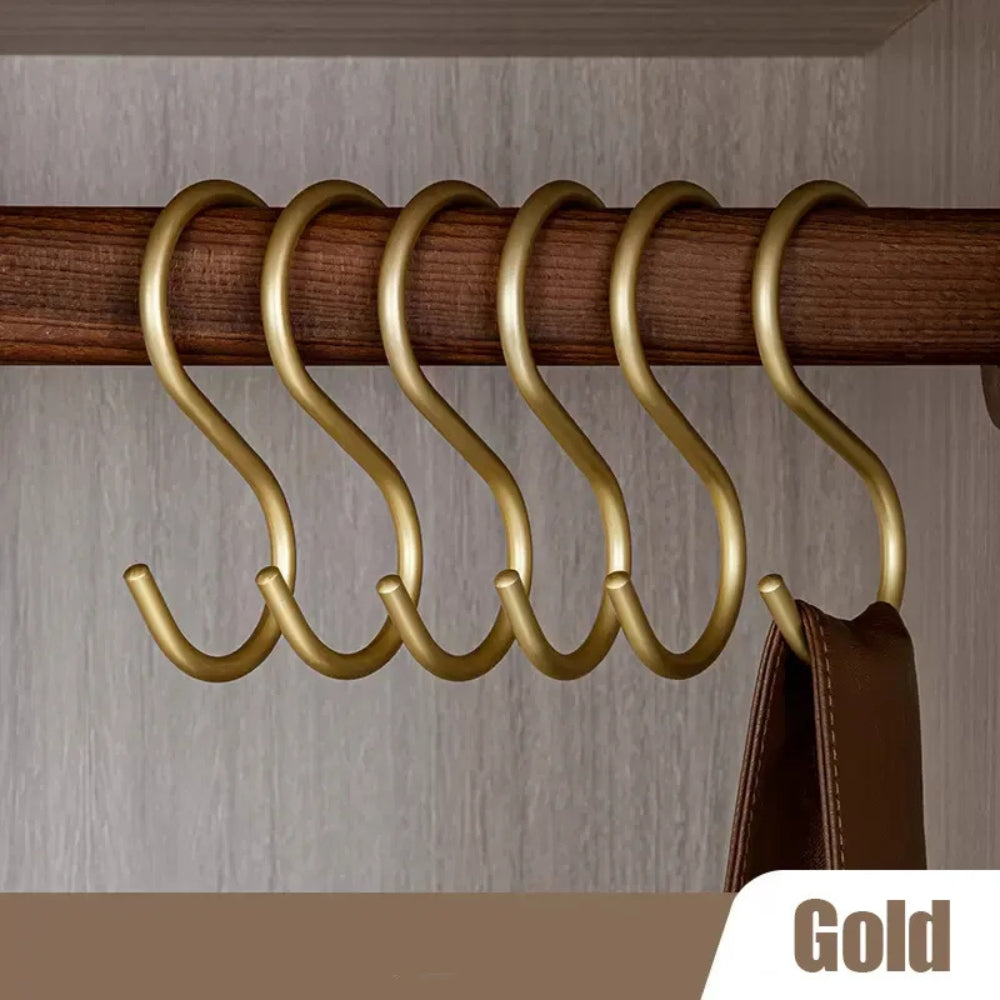Durable S Hook Clothes Holders Set - 3 Heavy-Duty Organizers