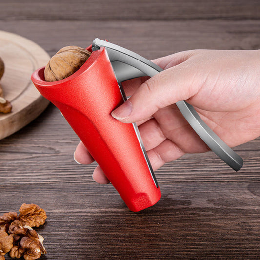 Ergonomic Lever Nutcracker in Red or Black