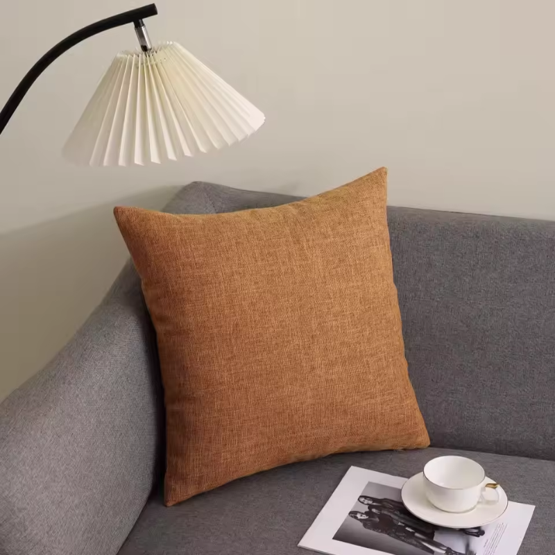 Cotton Linen Decorative Pillowcases for Sofa and Chair