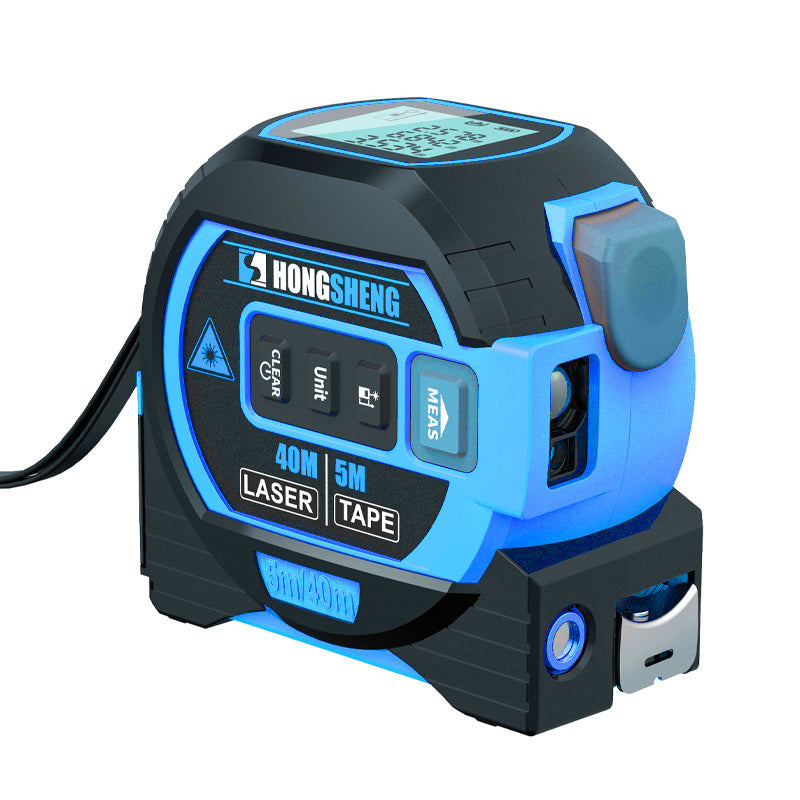 3-in-1 Laser Distance Meter and Tape Measure