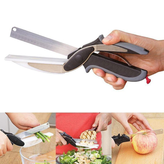 Versatile Stainless Steel Kitchen Scissors with Comfortable Grip
