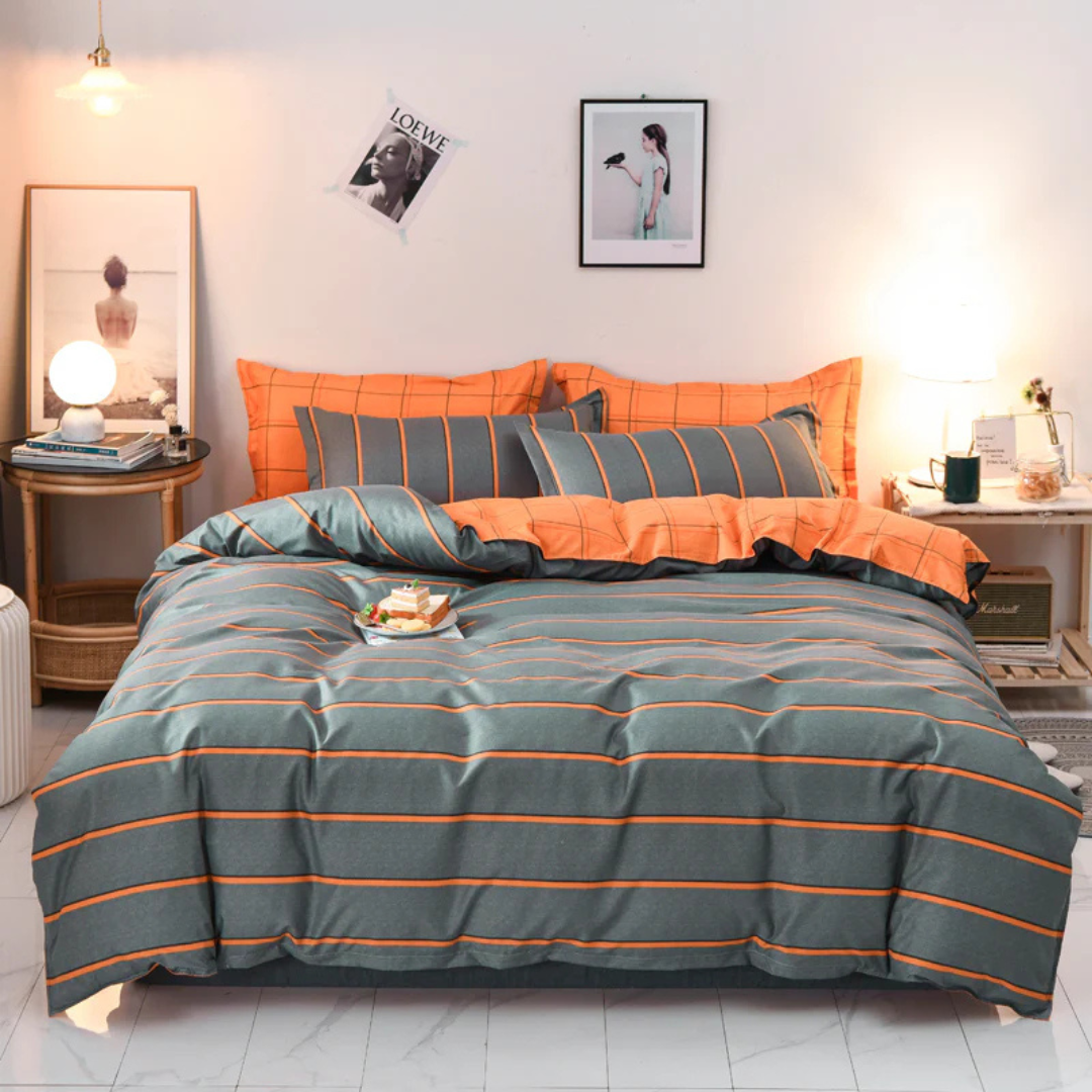 Stylish Abstract Pattern Duvet Cover Set