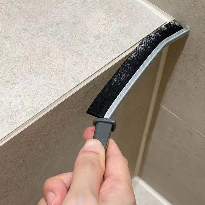 Crevice Cleaning Brush with Ergonomic Handle and Sturdy Bristles