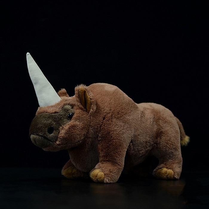 Elasmotherium Plush Toy - Soft Stuffed Prehistoric Rhinoceros