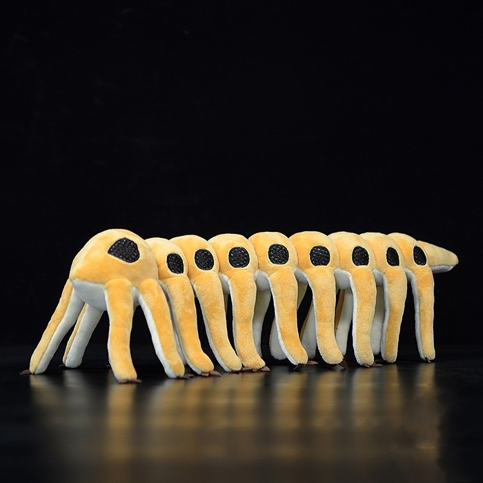 Microdictyon Onychophora Plush Toy - Soft Stuffed Armored Worm