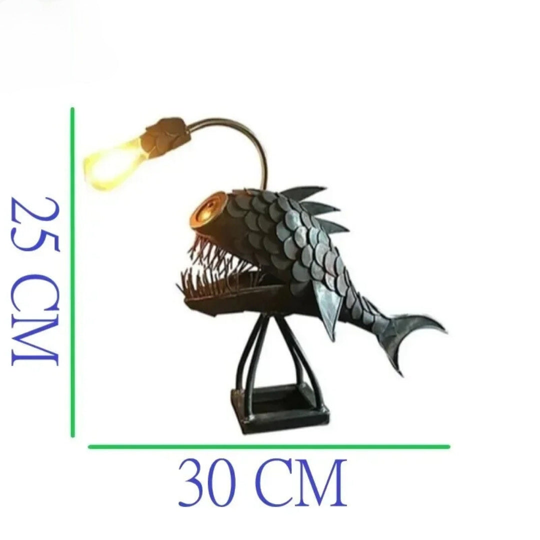 Retro Fish Design Table Lamp with Soft Ambient Light