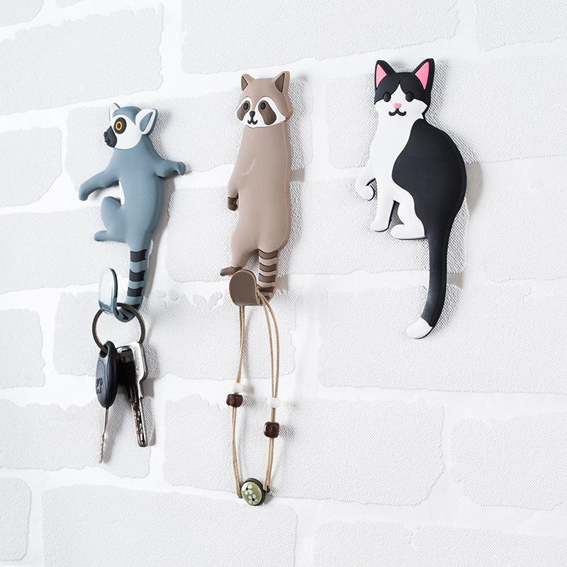Wild Animalz Wall Hooks - Adorable 3D Animal Decor