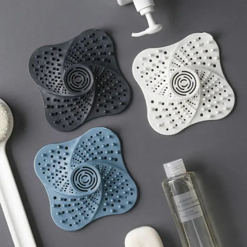 Spiral Shower Drain Hair Catcher with Suction Cups