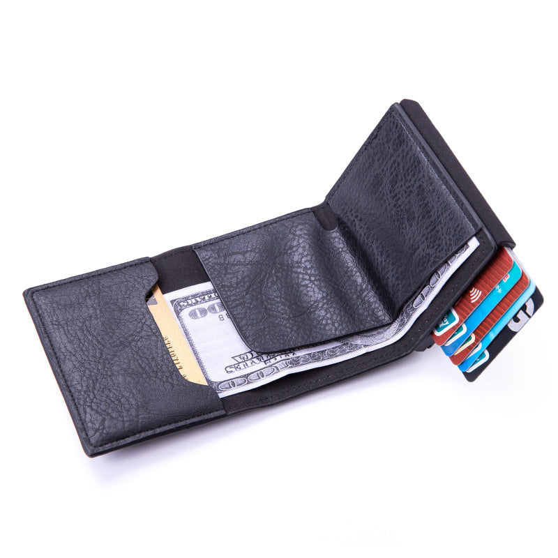 Automatic RFID-Blocking Side-Slider Card Holder