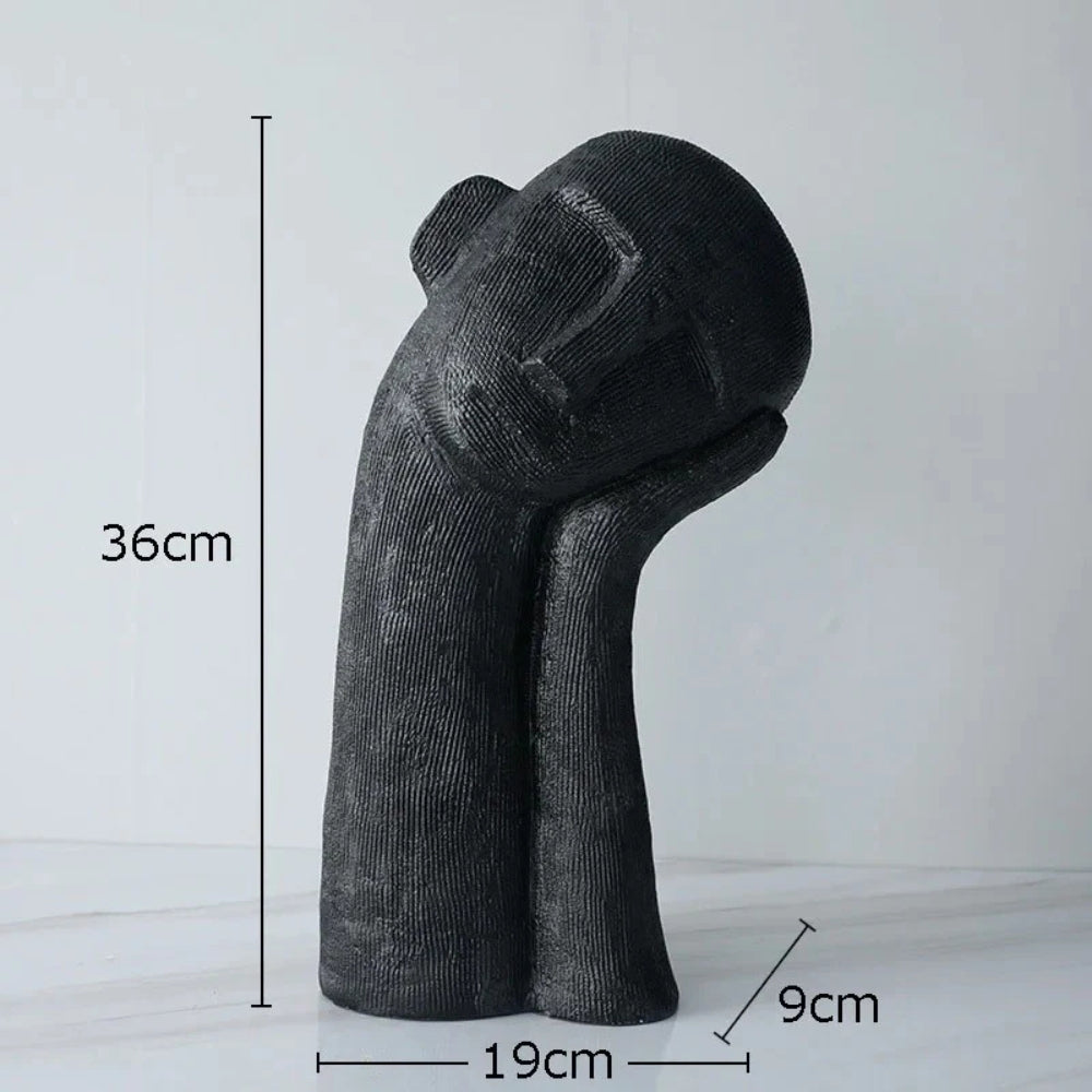 Asymmetrical Resin Abstract Sculpture