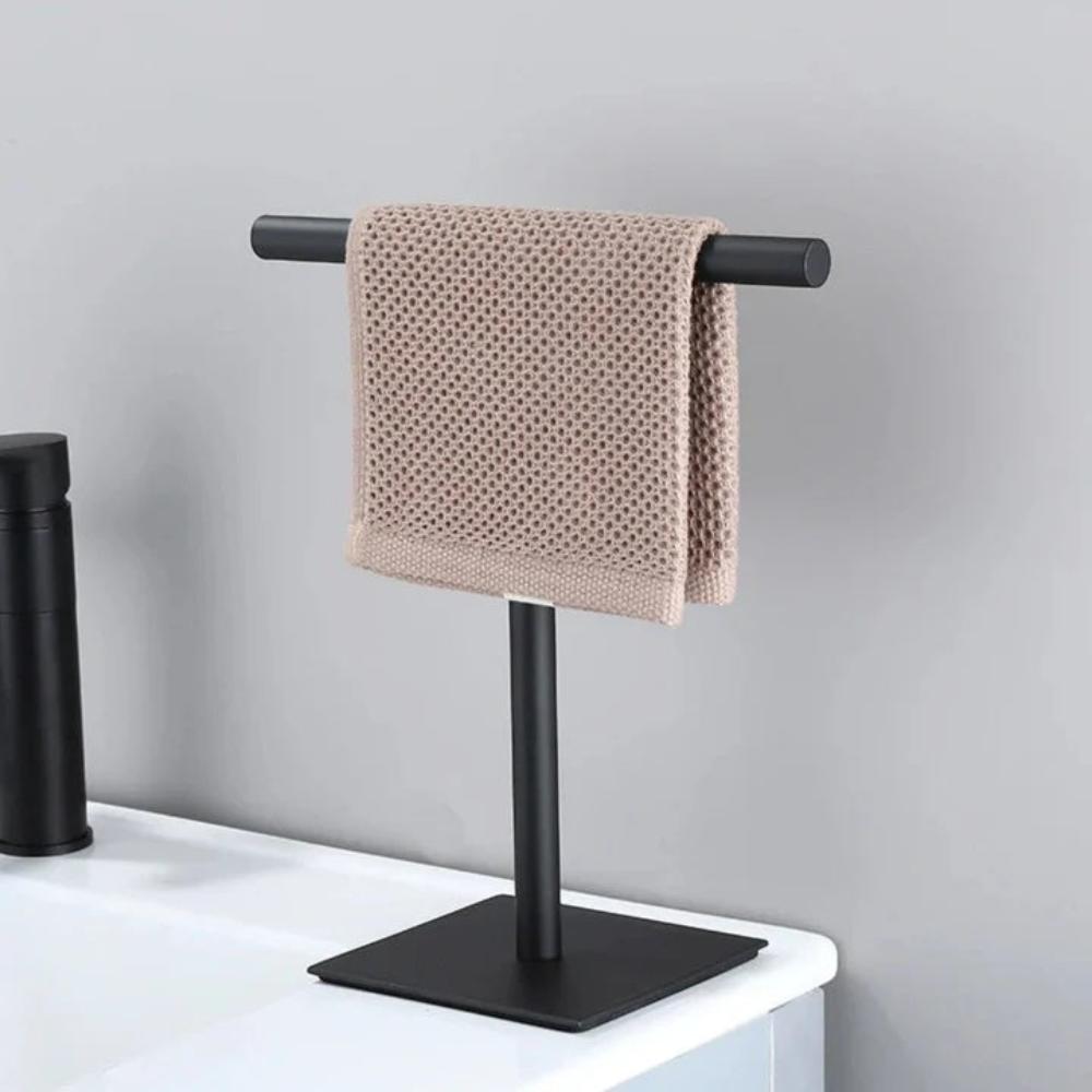 Freestanding Luxe Counter Towel Rack