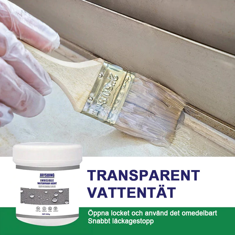 Transparent Waterproof Coating for Permanent Repairs