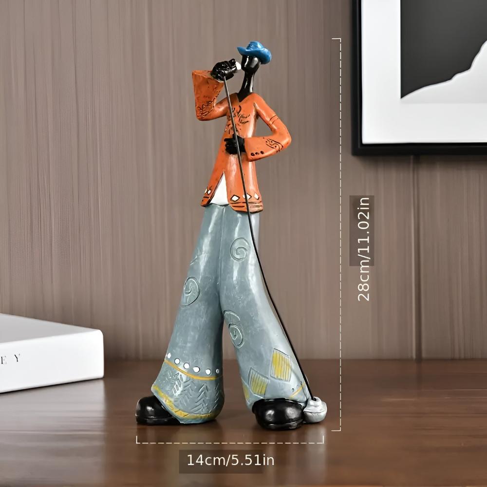 Abstract Jazz Band Resin Sculpture