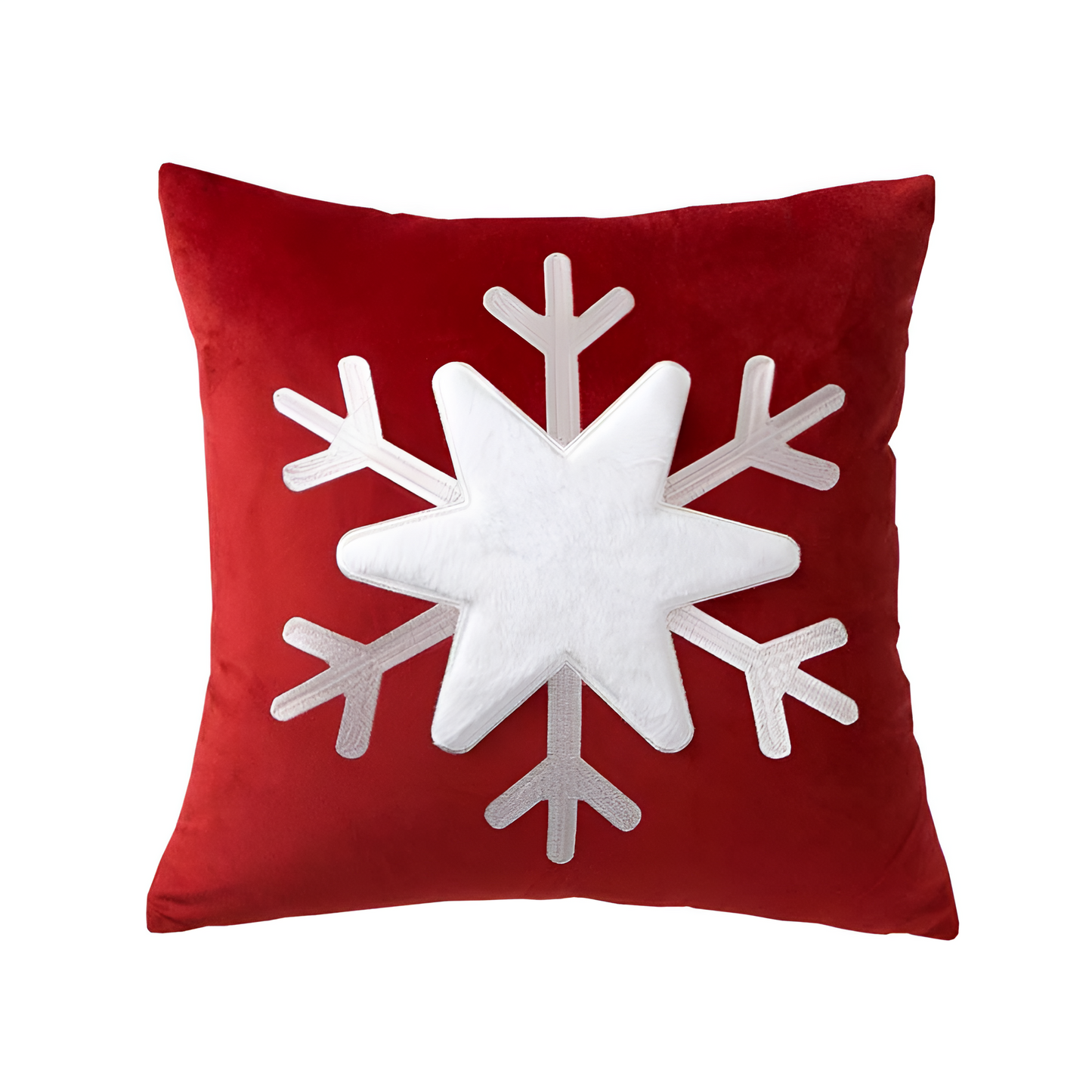 Snowflake Design Winter Pillowcase