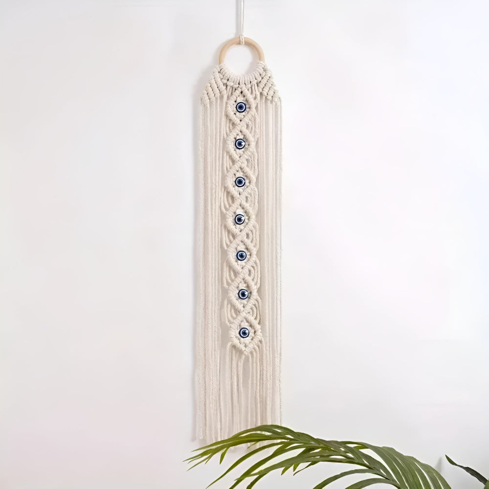 Evil Eye Macrame Wall Hanging Decor