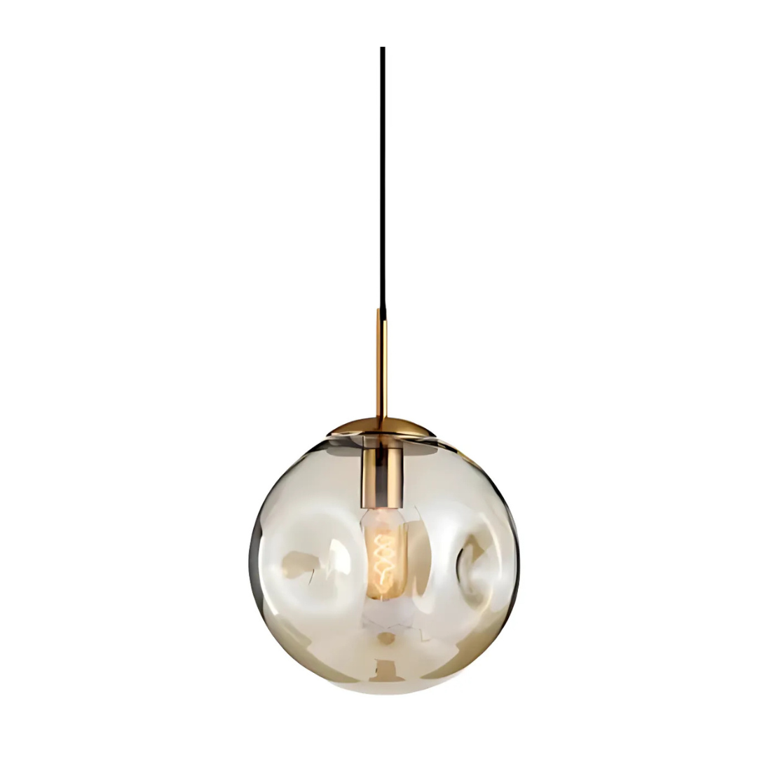 Glass Pendant Dining Table Lamp with Elegant Balls
