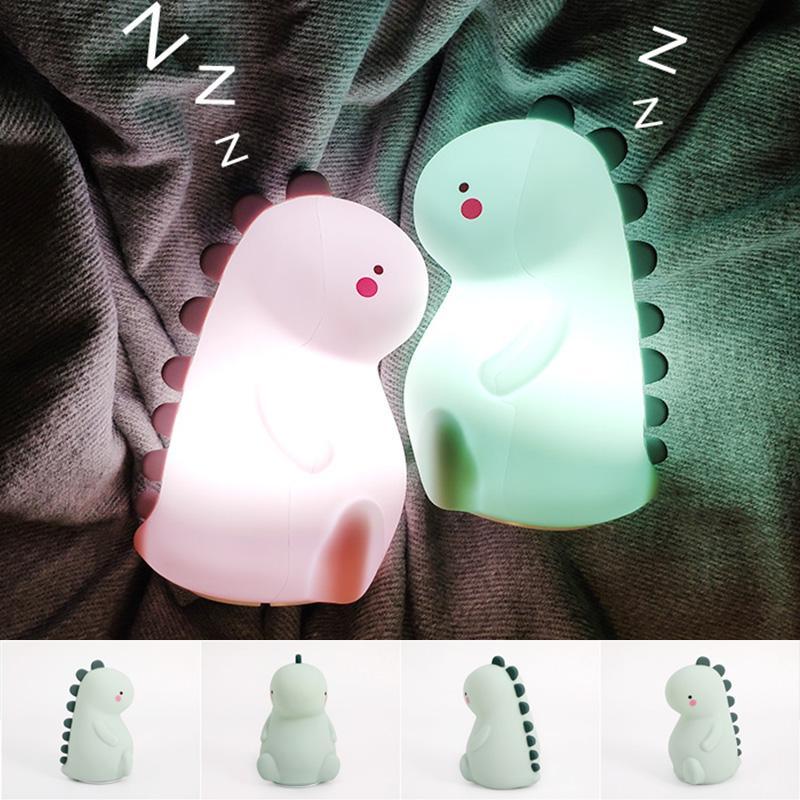 Rechargeable Color-Changing Dinosaur Night Light