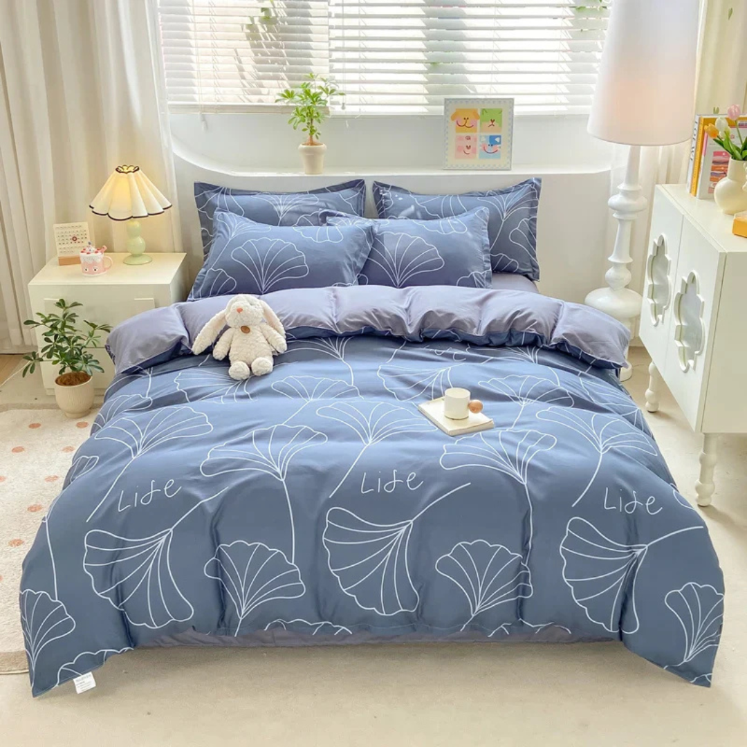 Luxury Soft Polyester Duvet Cover Set with Pillowcases