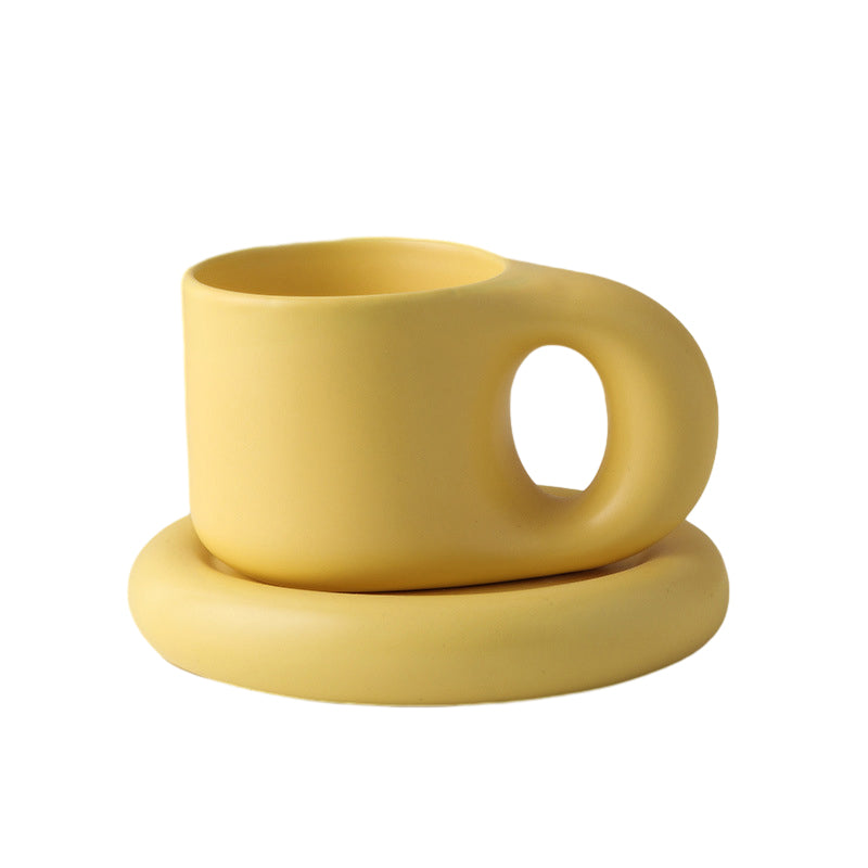 Ceramic Nordic Minimalist Thick Mug 10 oz