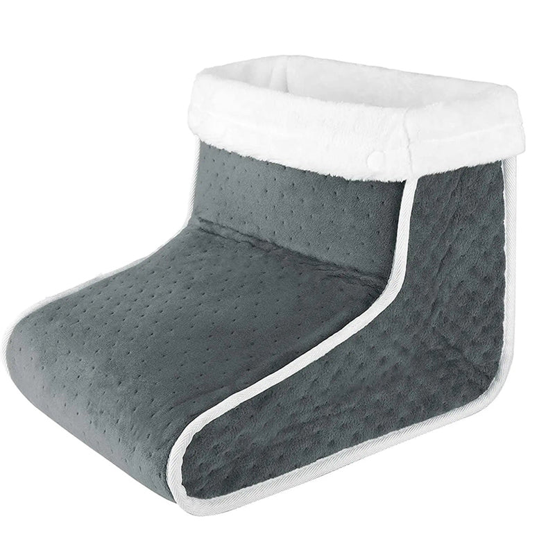 Electric Foot Warmer with Adjustable Heat and Plush Fabric