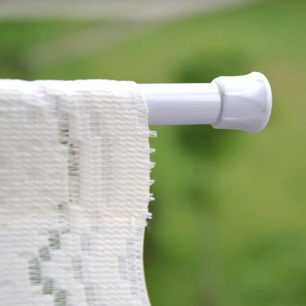 Adjustable No-Drill Telescopic Curtain Rod
