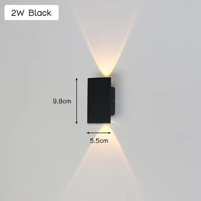 Weatherproof Aluminum LED Wall Lamp for Outdoor Use