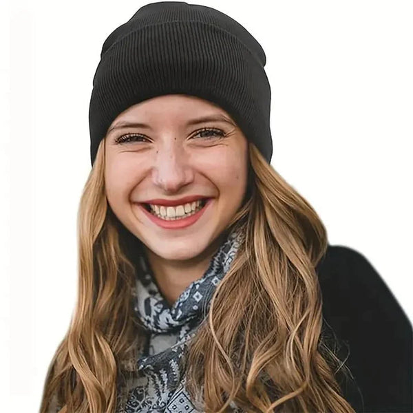 Silk Lined Wool Winter Beanie for Warmth and Hair Protection