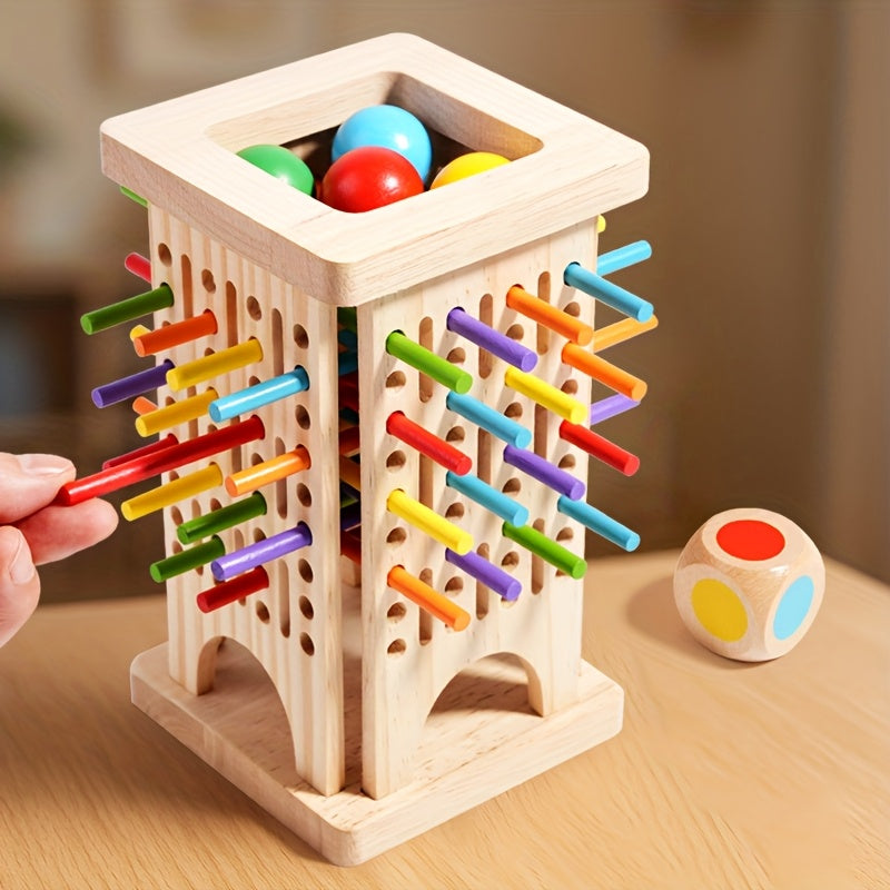 Wooden Stick Game for Kids - Creative Dexterity and Motor Skills Development