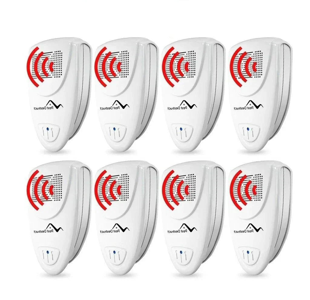 Ultrasonic Bed Bug Repellent Device - Safe for Kids and Pets, Eliminates Infestations in 48 Hours