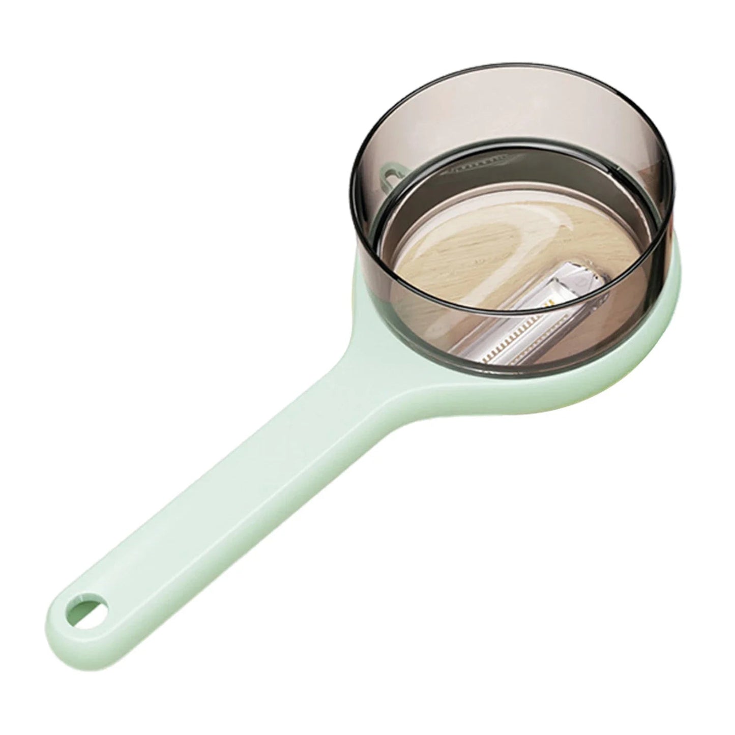 Ergonomic Vegetable Peeler with Built-In Scrap Storage