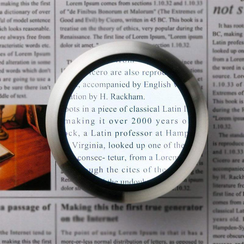 LED Magnifying Glass with Light for Reading and Crafts