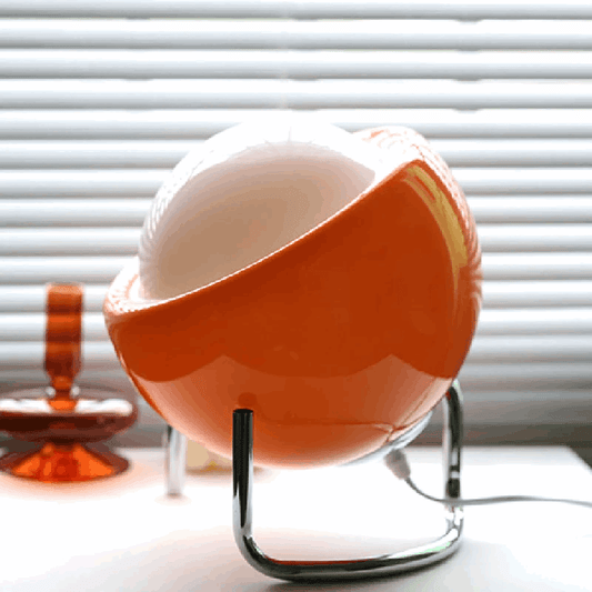 Retro Nordic Desk Lamp with USB Charging Port