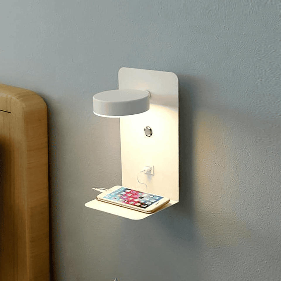 Modern LED Night Light for Soothing Bedroom Ambiance