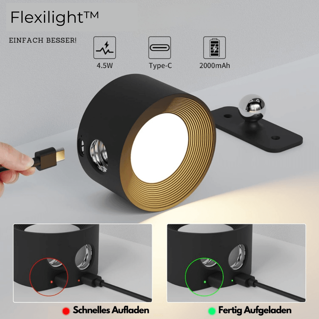 360° Rechargeable Wireless Wall Light with USB Charging