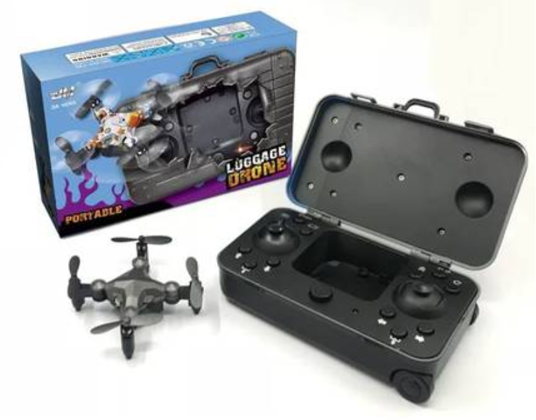 Foldable Remote Control Drone with HD Camera and LED Lights
