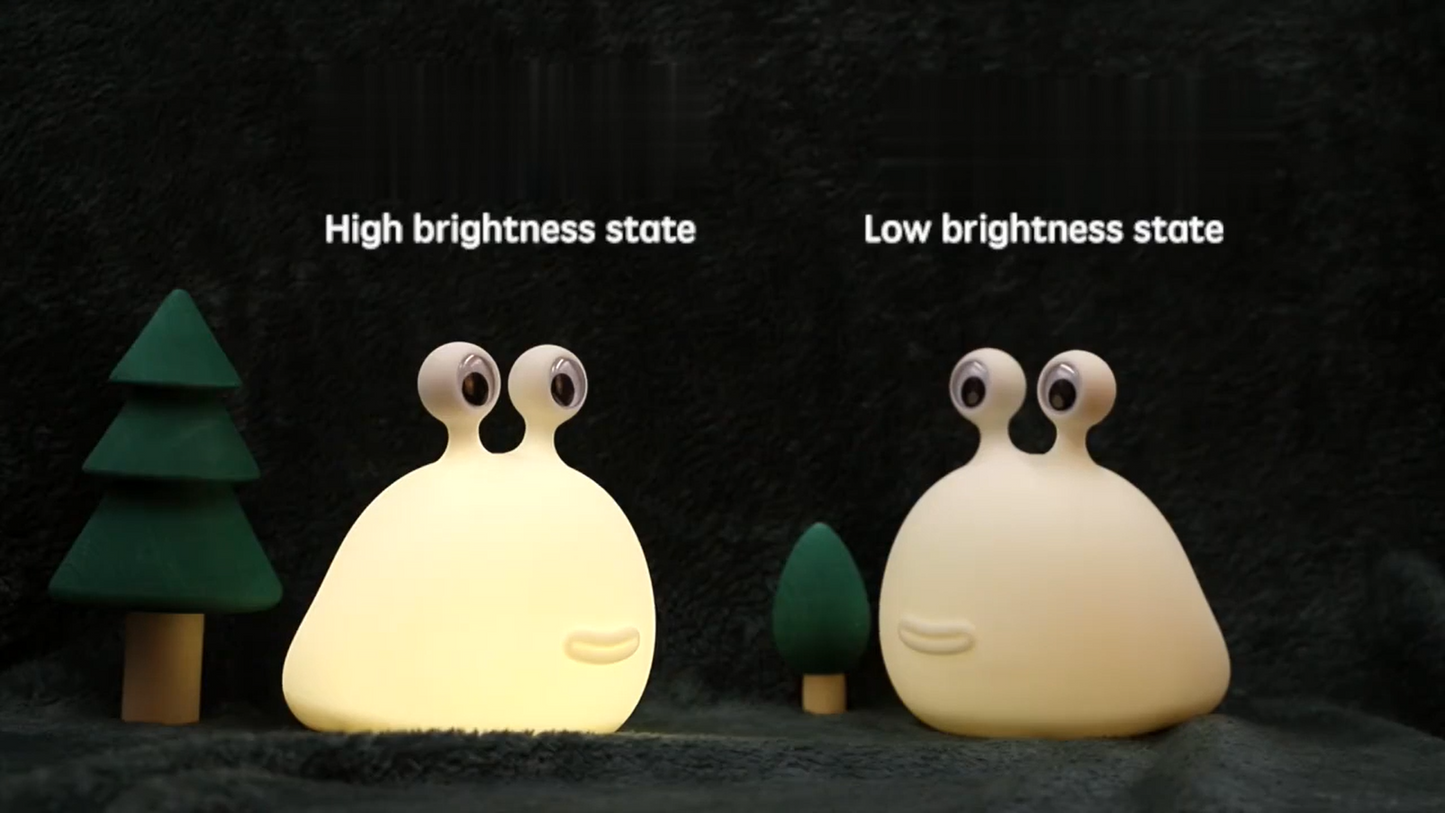 Rechargeable Snail Night Light with Touch Control and Auto Shut Off