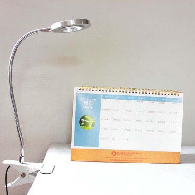USB Metal Clip-On LED Desk Lamp