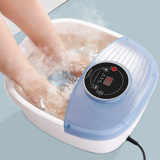 Temperature Controlled Foot Spa Massager with Bubble Bath and Vibration