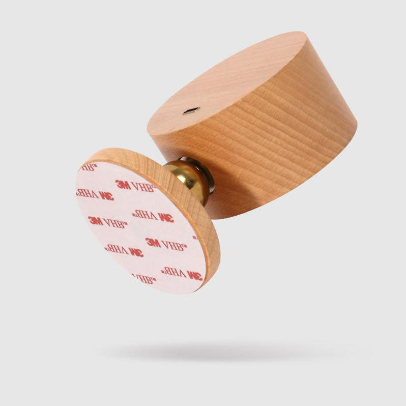 Wood USB Rechargeable Touch Magnet LED Wall Sconce Lamp