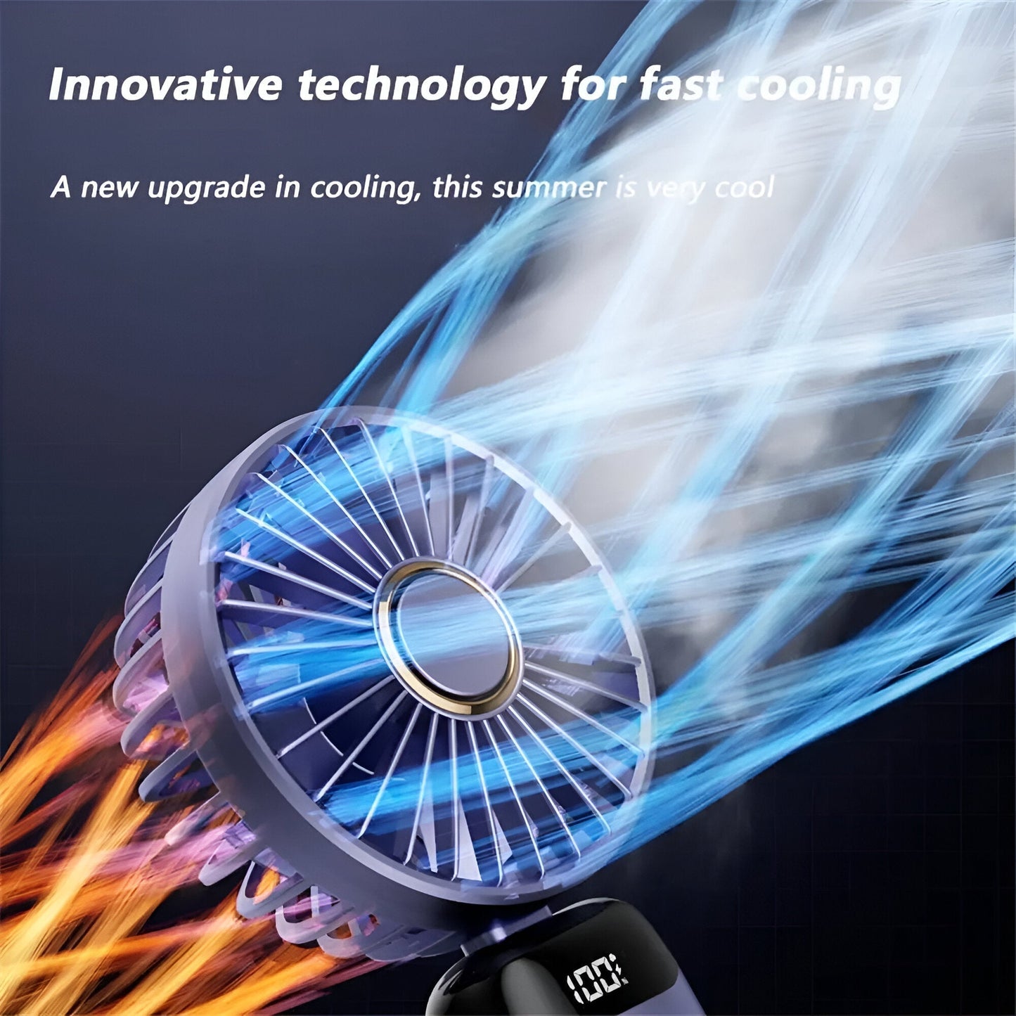 Portable Rechargeable Hand Fan
