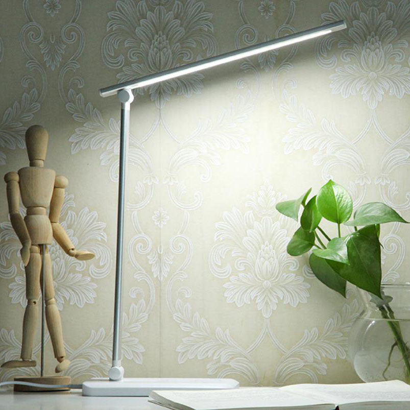 Minimalistic USB LED Desk Lamp - Collapsible Aluminum Design