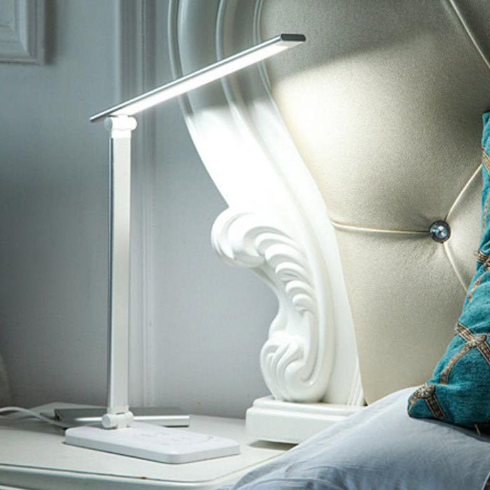 Minimalist Foldable USB LED Desk Lamp in Silver or Black