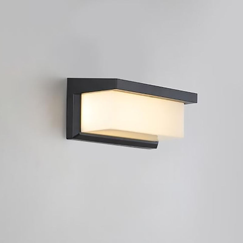 Modern Minimalist Solar LED Outdoor Wall Light