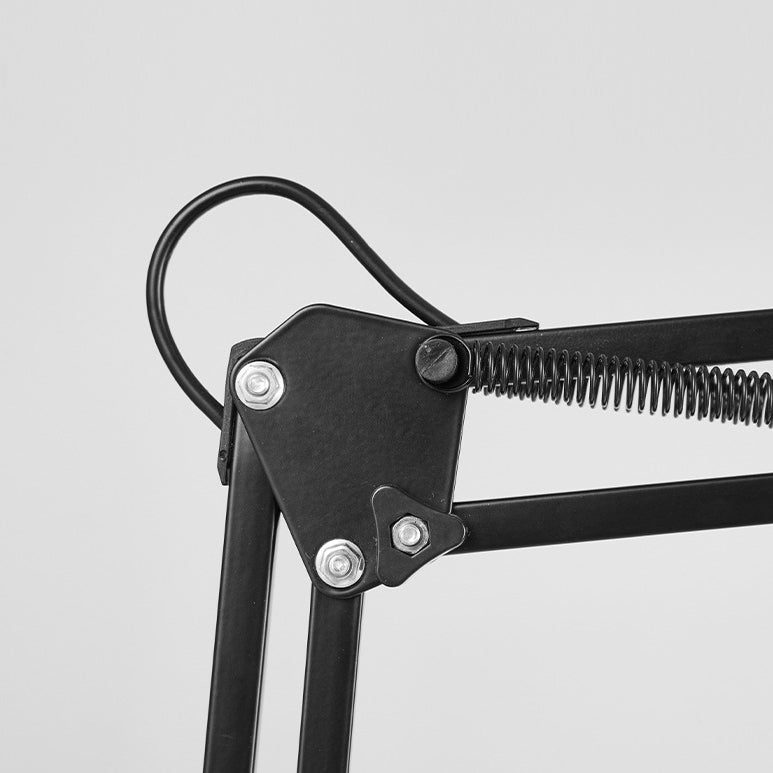 Modern Minimalist Retractable Table Lamp with Clip and Long Arm