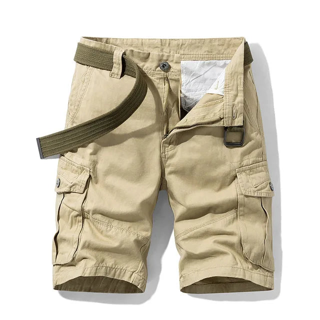 Men's Comfortable Cargo Shorts with Multiple Pockets