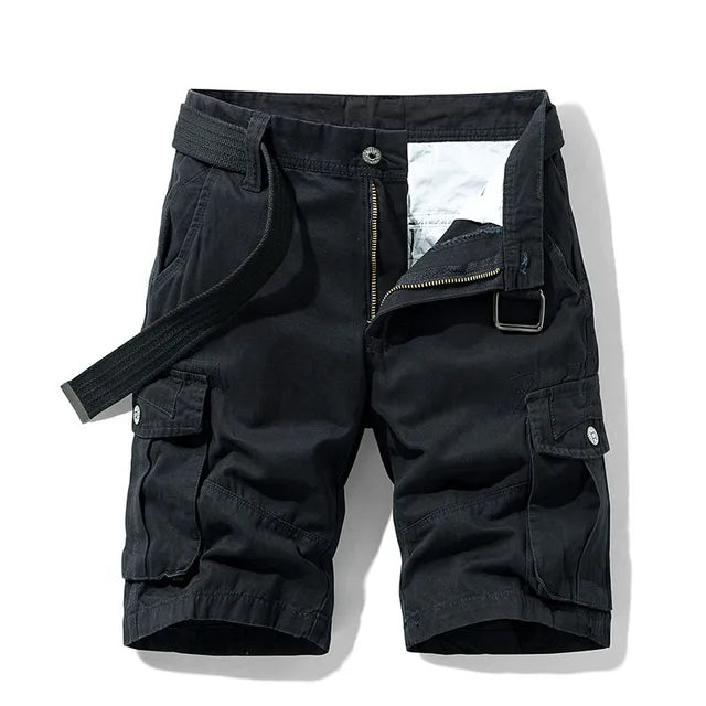 Men's Comfortable Cargo Shorts with Multiple Pockets